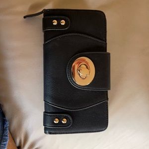 Charming Charlie Black multipurpose wallet